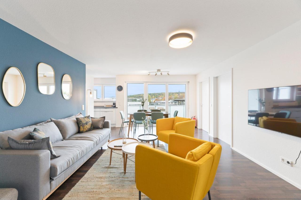 Design-Apartment - Kueche - Dachterrasse - Zentral Leinfelden-Echterdingen Dış mekan fotoğraf