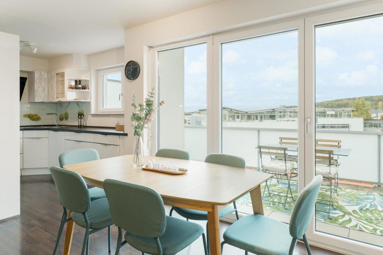 Design-Apartment - Kueche - Dachterrasse - Zentral Leinfelden-Echterdingen Dış mekan fotoğraf
